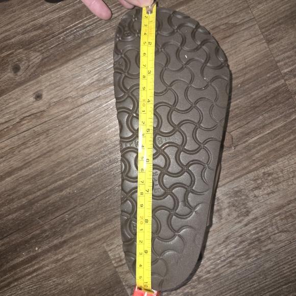 Birkenstock Florida Three Strap Soft Footbed Sandals Birkibuc Mocha Size 37/38 - Picture 10 of 12